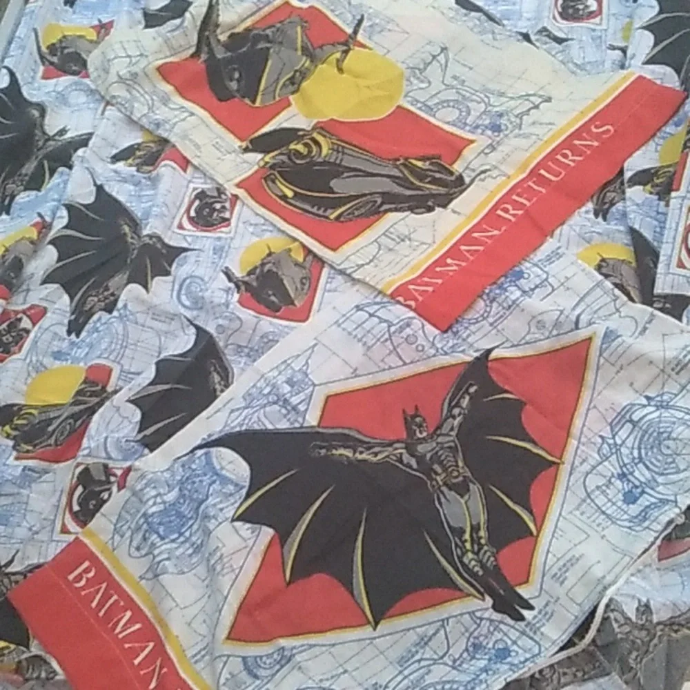 🦇 Vintage 1992 Batman Returns TWIN FITTED SHEET